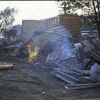 Train Wreck Debris
