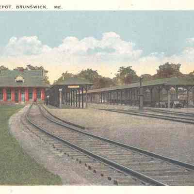 Maine Central Railroad (M. C. R. R.) Depot