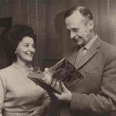 A photo view of Harvey Howells and Barbara Sabasteanski.
