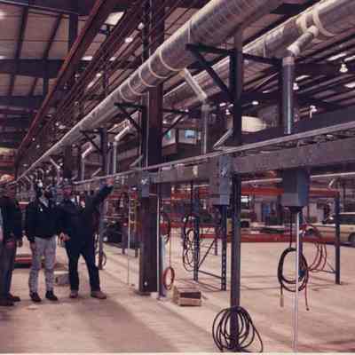 A photo view of BIW's new East Brunswick facility. 1/15/1980