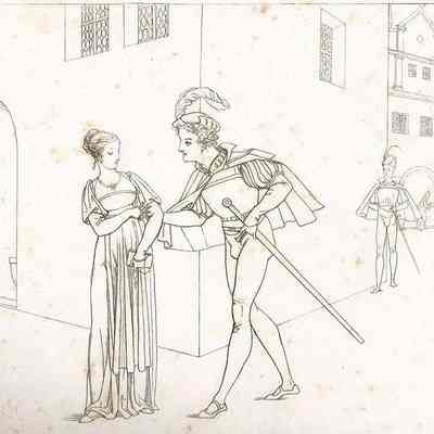 Illustration of Woman and Man