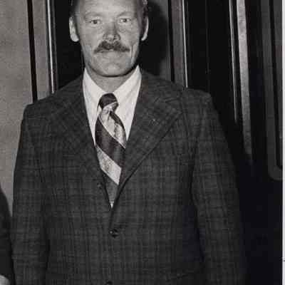 A photo view of Bill Bodwell. 10/25/1974.