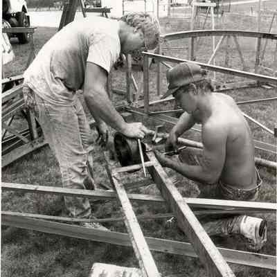 Two unknown workers