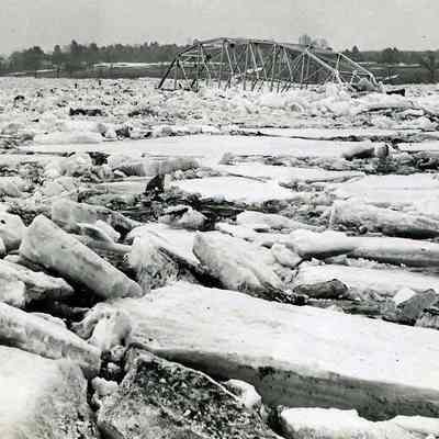 Ice Chunks form the 1936 Flood