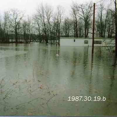 Flooded Mobile Home