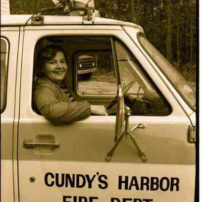 A photo view of Cundy's Harbor ambulance.