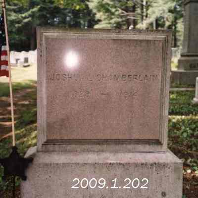 A photo of JLC's gravestone.