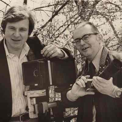 A photo view of Tom Jones and Don Hinckley. 5/12/1979.