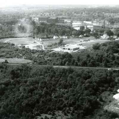 Aerial View of Brunswick from the Northeast