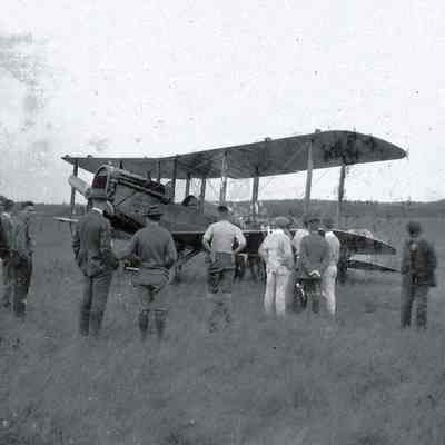 First Airplane to bring U.S. Mail to Brunswick