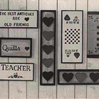 A photo view of a decorative wall. 10/30/1992.