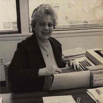 A photo view of Barbara Hutchinson. 4/25/1980.