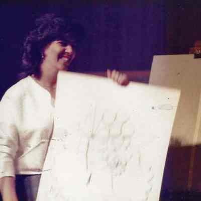 A color photograph of Patricia Stuart Miss Brunswick contestant.