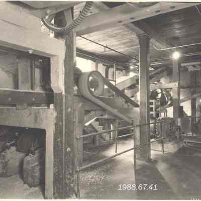 Conveyors at Lisbon Falls Mill.