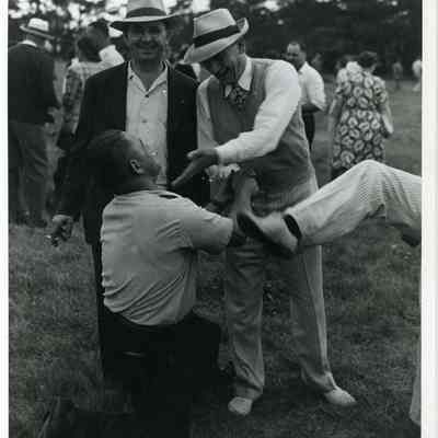 Employees at the Verney Mill picnic