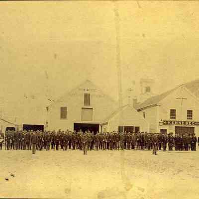 A photo of Company K, 1st Maine Volunteers. 1898.