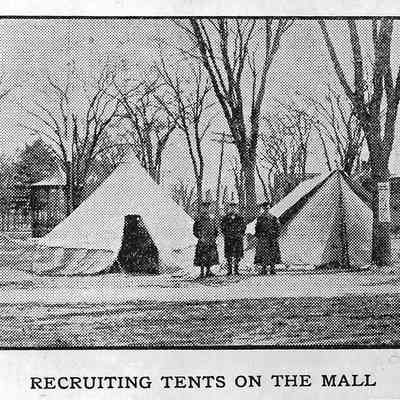 Recruiting Tents on the Mall