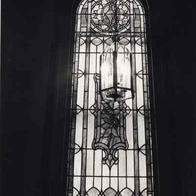 Stained Glass Window at the United Methodist Church