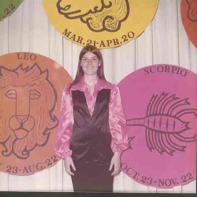 Contestant #2 Susan DiEdwardo in pictured with her Zodiac sign Aries. Birthday 3/22