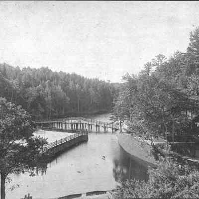 Merrymeeting Park Bridge and Island Dance Floor