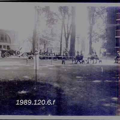 Troops on Bowdoin College Campus.