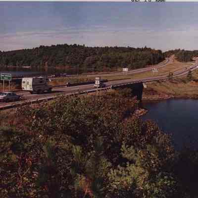 A photo view of the New Meadows River. 9/18/1987.