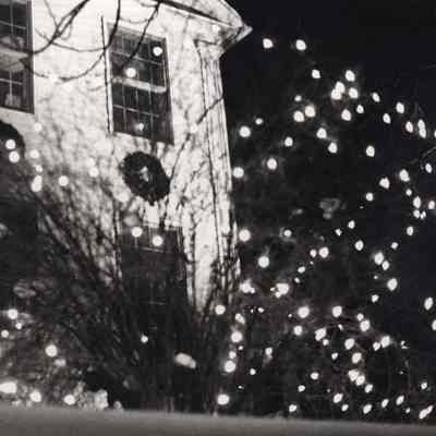 House Decorated for Christmas