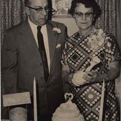 A photo view of Mr. & Mrs. Emilien Racine.