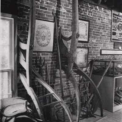 A photo view of interior of the PHS Museum. 1975.