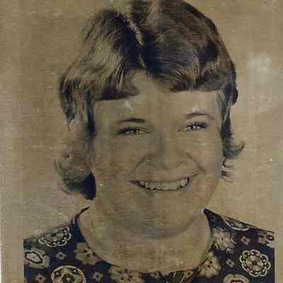 A B/W photograph of Irene Bolduc.