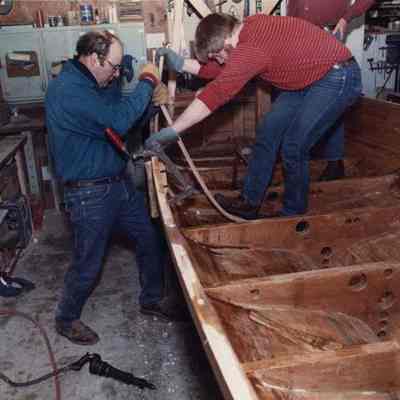 A photo view of Richard Pulsifer & Gary Smart. 4/26/1991