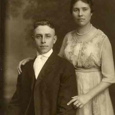 A photo of Nelida & Emile Lebel.