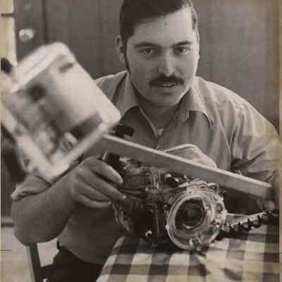 A photo view of Raymond Morin. 2/20/1975.