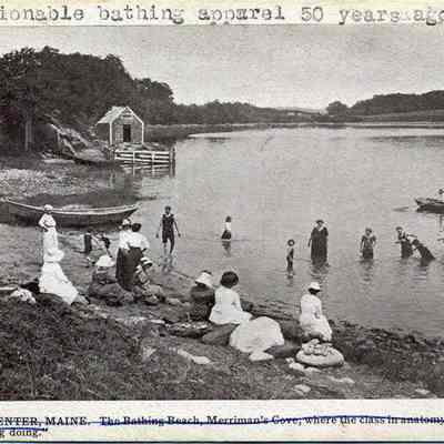 Bathing Beach at Merriman's Cove, Harpswell Center, Maine