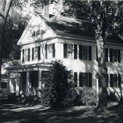 A photo of the Webb House. c.1845.