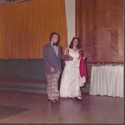 Phyllis Gaudreau Brunswick Teen Queen and her escort Ricky Saucier