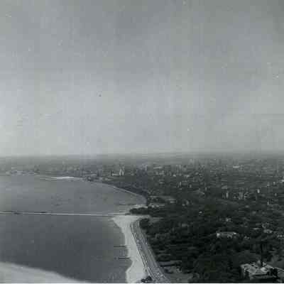 View of the Shore Line from a Blue Angel's Plane
