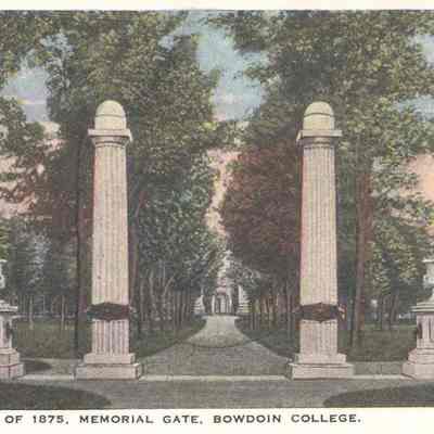 Class of 1875 Memorial Gate, Bowdoin College