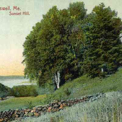 Postcard of Sunset Hill, North Harpswell