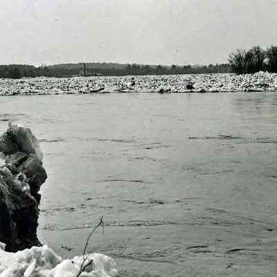 The Androscoggin River during the Flood of 1936