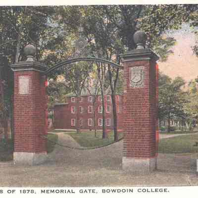 Class of 1878 Memorial Gate, Bowdoin College