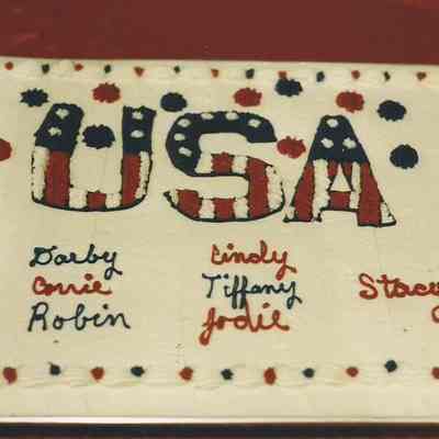 1991 Brunswick Teen Queen Pageant cake.