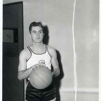 Louis Ouellette, BHS '55, basketball