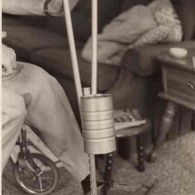 A photo view of an invention of Herbert Merrill. 1/16/1976.
