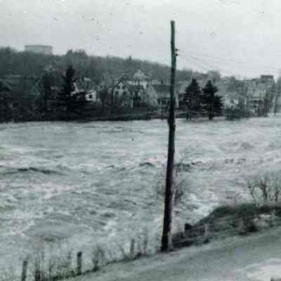 View of Topsham during the Flood of 1936