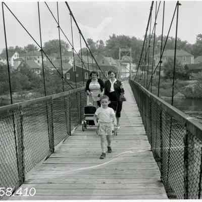 Swing Bridge, Brunswick-Topsham, 1936.