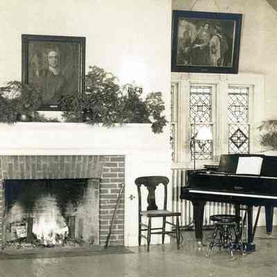 Interior of the Parish House of the First Parish Church