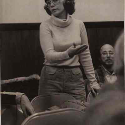A photo view of Mary Reindl. 11/8/1977.
