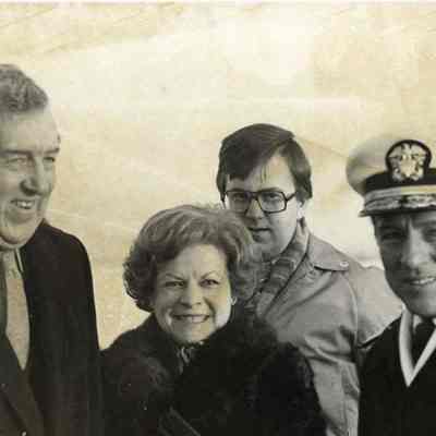 Edmund Muskie, Jane Muskie, unknown, Paul Mulloy