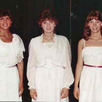 A color photograph of L. to R. Patricia Stuart, Cheryl Benoit and Vanessa Pierce.
